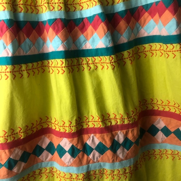 Anthropology Leifsdottir Strapless Quilted Sundress Size 6 Great Condition. - Picture 7 of 8